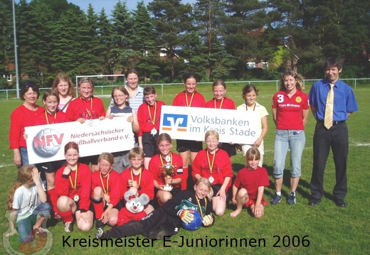 Kreismeister E-Juniorinnen 2006